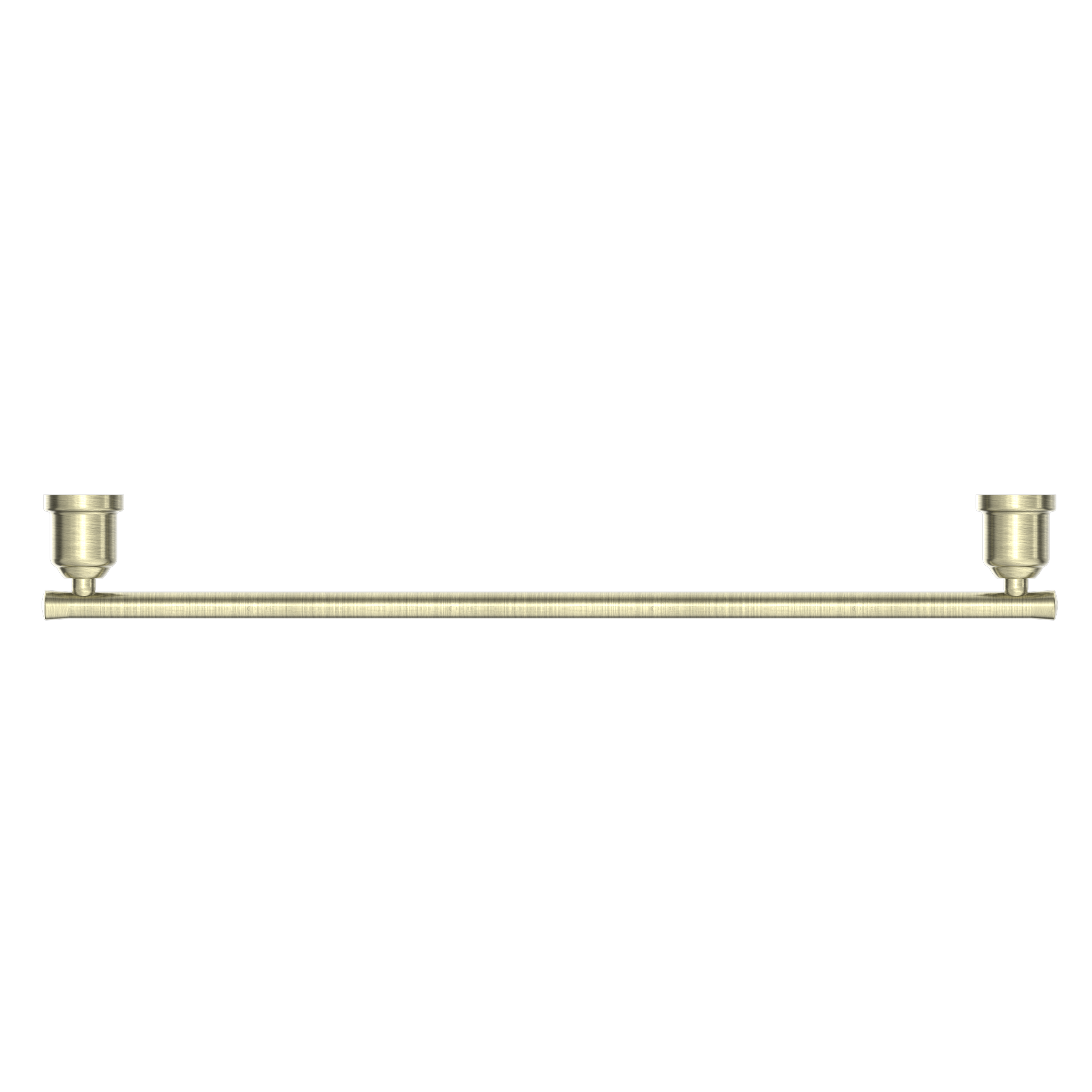 Nero York Single Towel Rail 600mm - Aged Brass - NR6924AB