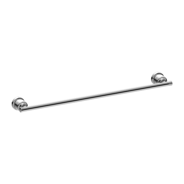 Nero York Single Towel Rail 600mm - Chrome - NR6924CH