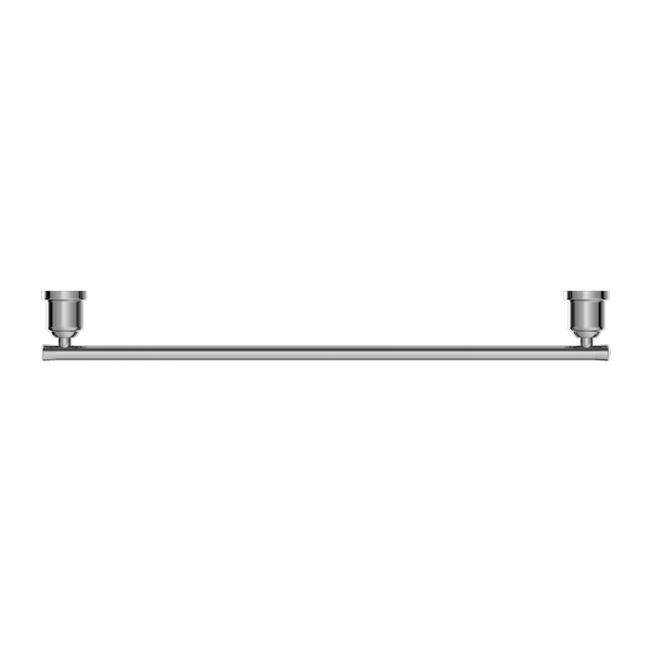 Nero York Single Towel Rail 600mm - Chrome - NR6924CH