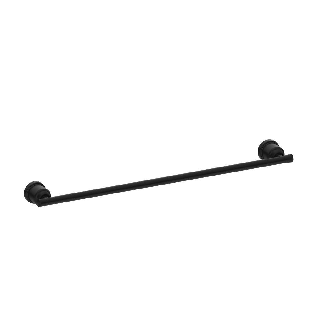 Nero York Single Towel Rail 600mm - Matte Black - NR6924MB