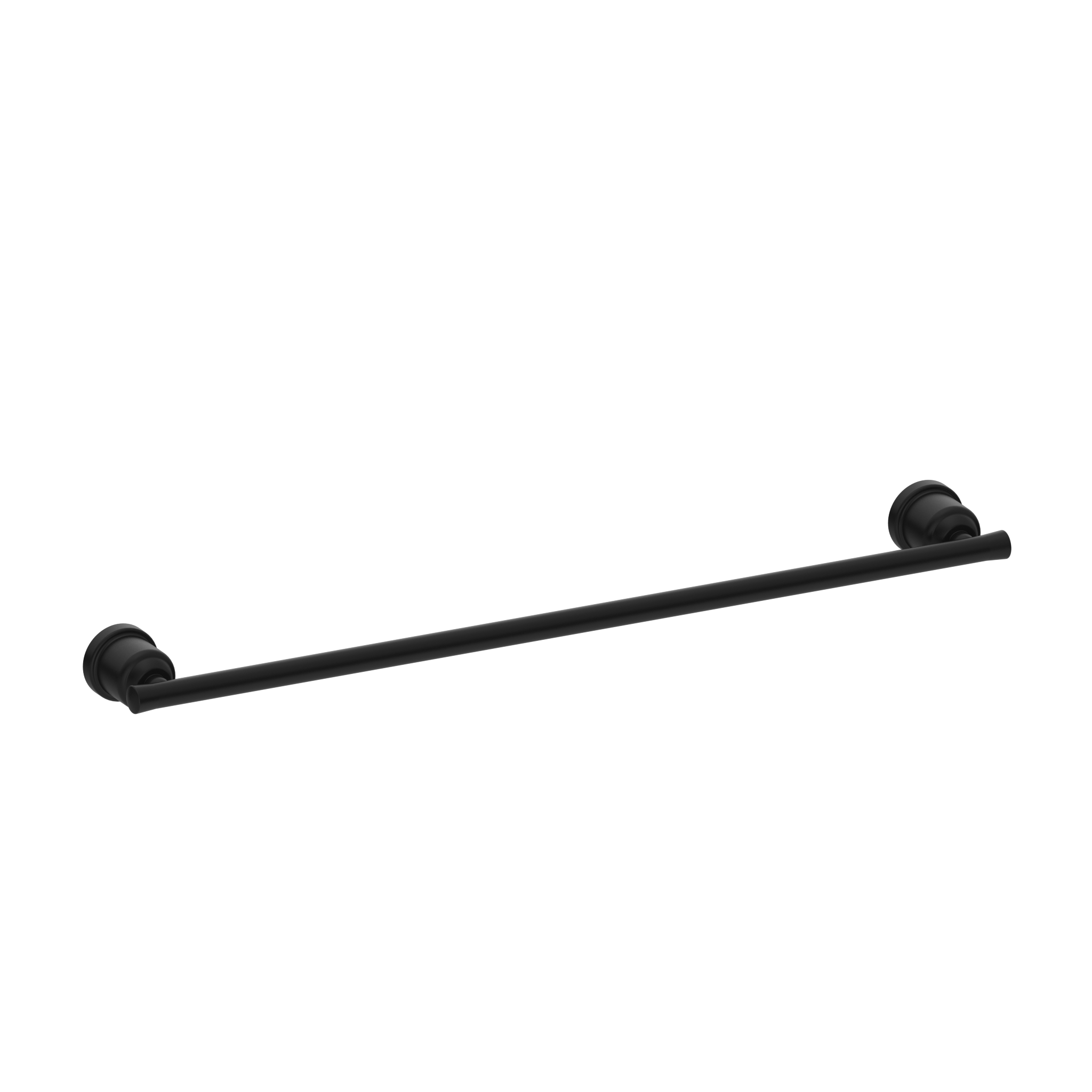 Nero York Single Towel Rail 600mm - Matte Black - NR6924MB