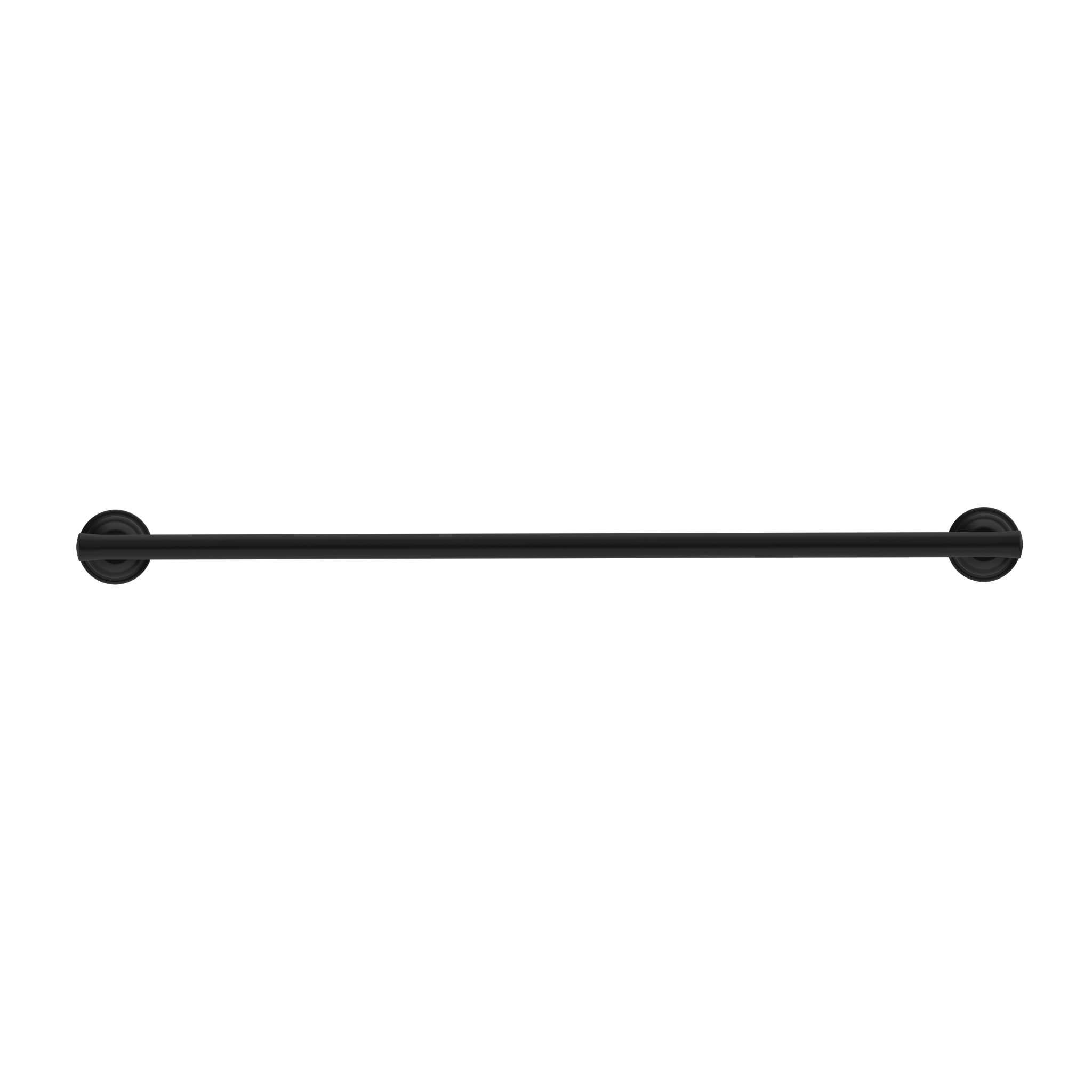 Nero York Single Towel Rail 600mm - Matte Black - NR6924MB