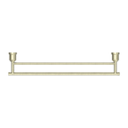 Nero York Double Towel Rail 600mm - Aged Brass - NR6924dAB