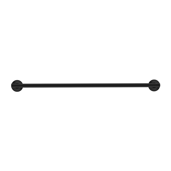 Nero York Double Towel Rail 600mm - Matte Black - NR6924dMB