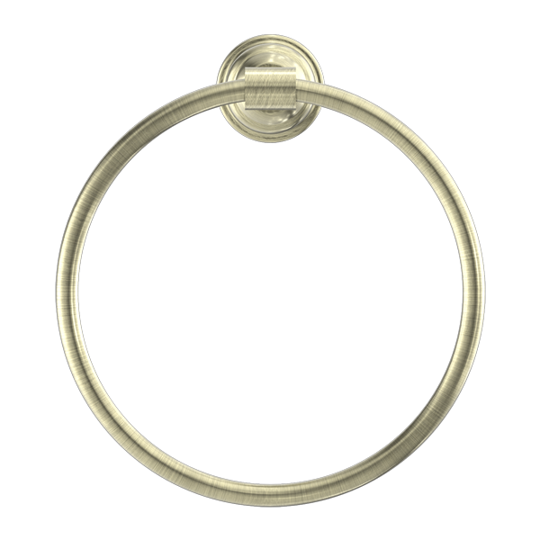Nero York Towel Ring - Aged Brass - NR6980AB
