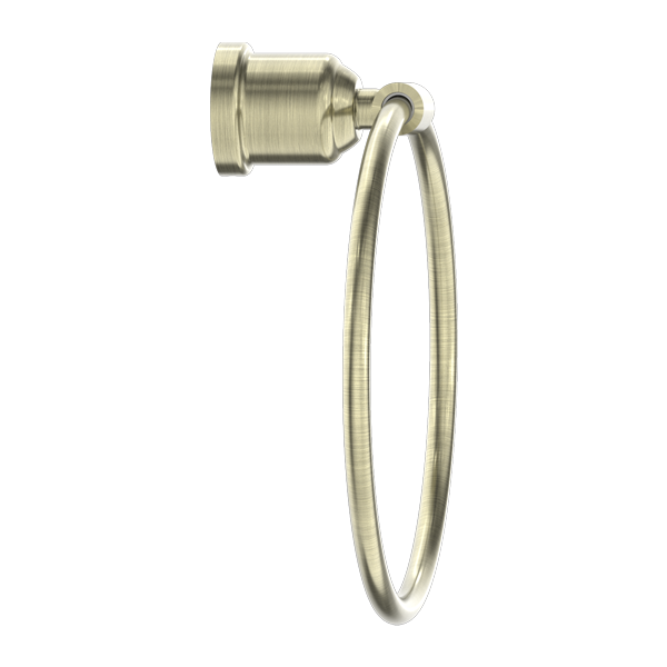 Nero York Towel Ring - Aged Brass