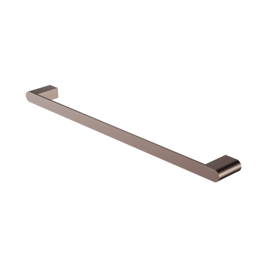 Nero Bianca Single 600mm Towel Rail - Brushed Bronze - NR9024BZ