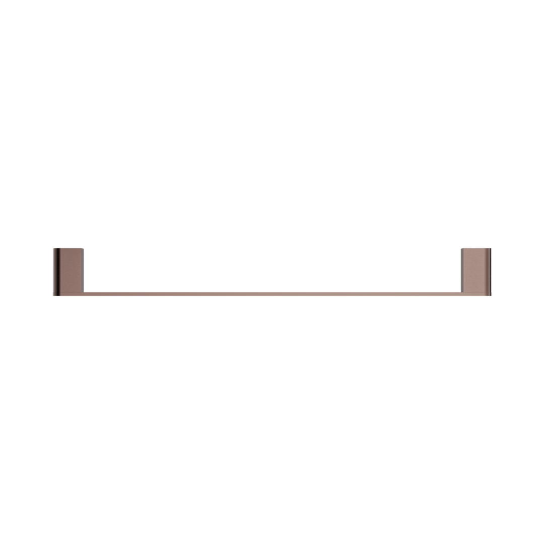 Nero Bianca Single 600mm Towel Rail - Brushed Bronze - NR9024BZ