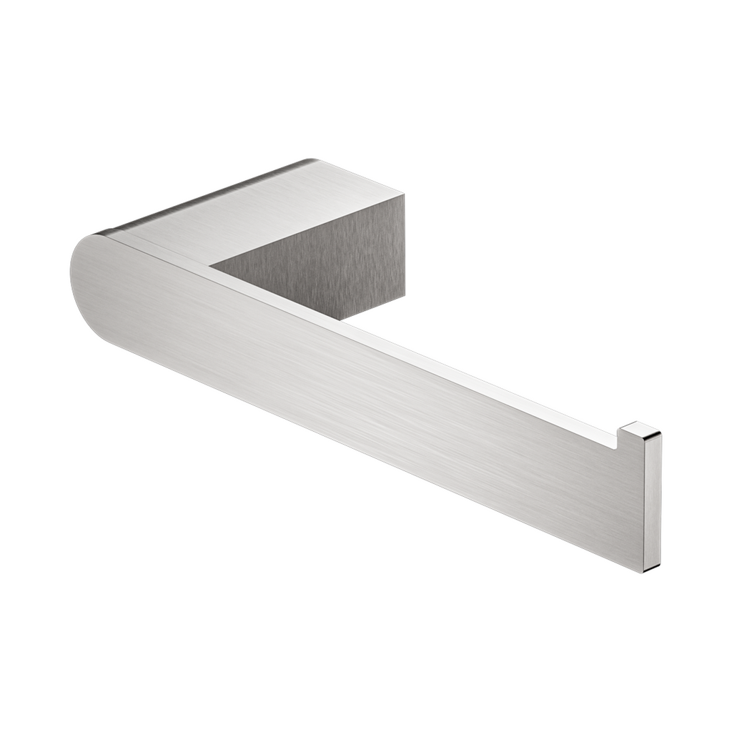 Nero Bianca Toilet Roll Holder - Brushed Nickel - NR9086BN