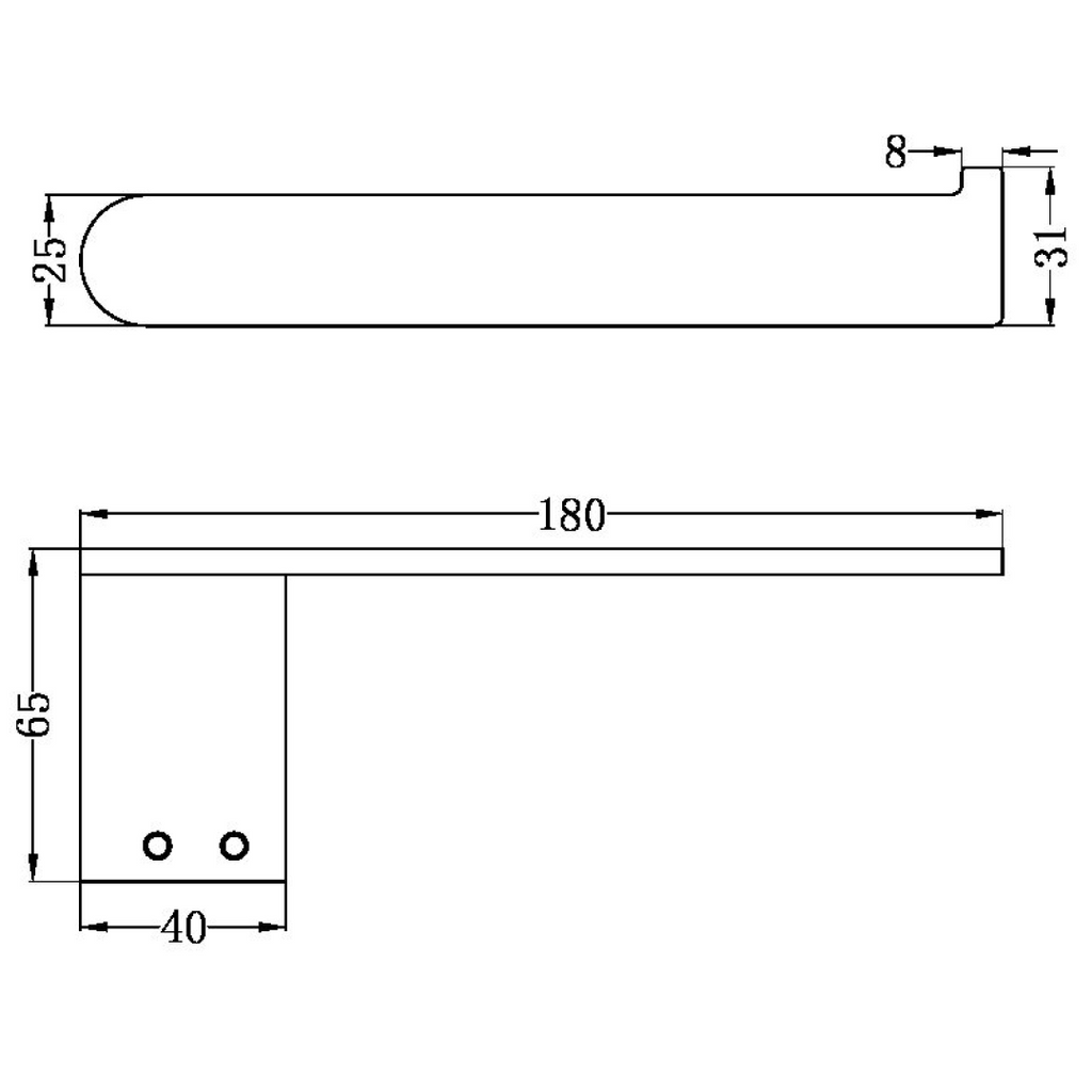 Nero Bianca Toilet Roll Holder - Brushed Nickel - NR9086BN