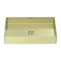 Nero Opal Rectangle Stainless Steel Basin - Brushed Gold - NRB3555BG