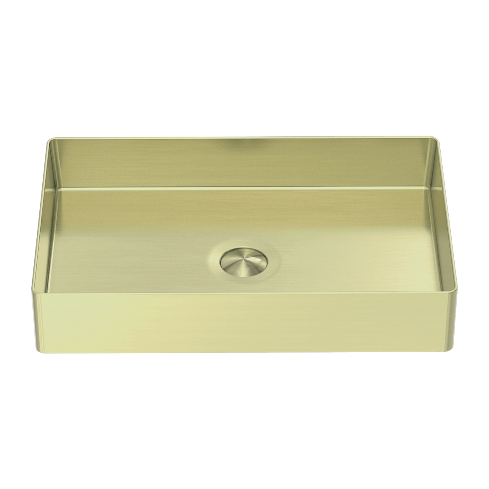 Nero Opal Rectangle Stainless Steel Basin - Brushed Gold - NRB3555BG