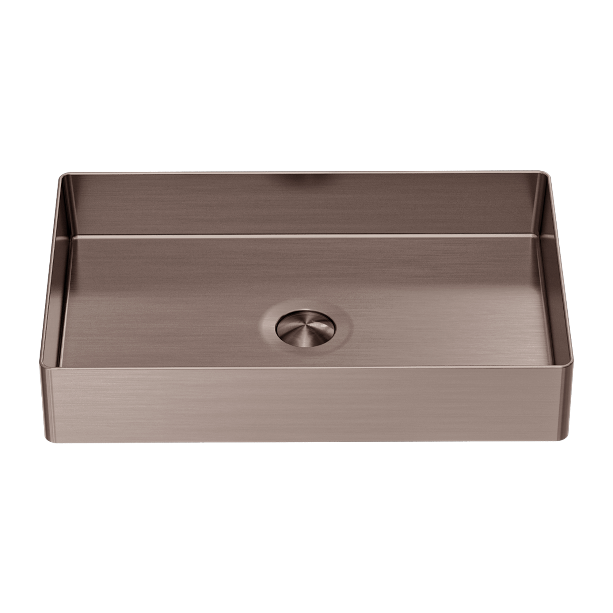 Nero Opal Rectangle Stainless Steel Basin - Brushed Bronze - NRB3555BZ