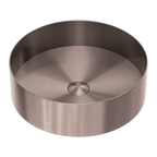 Nero Opal Round 400mm Stainless Steel Basin - Brushed Bronze - NRB401rBZ