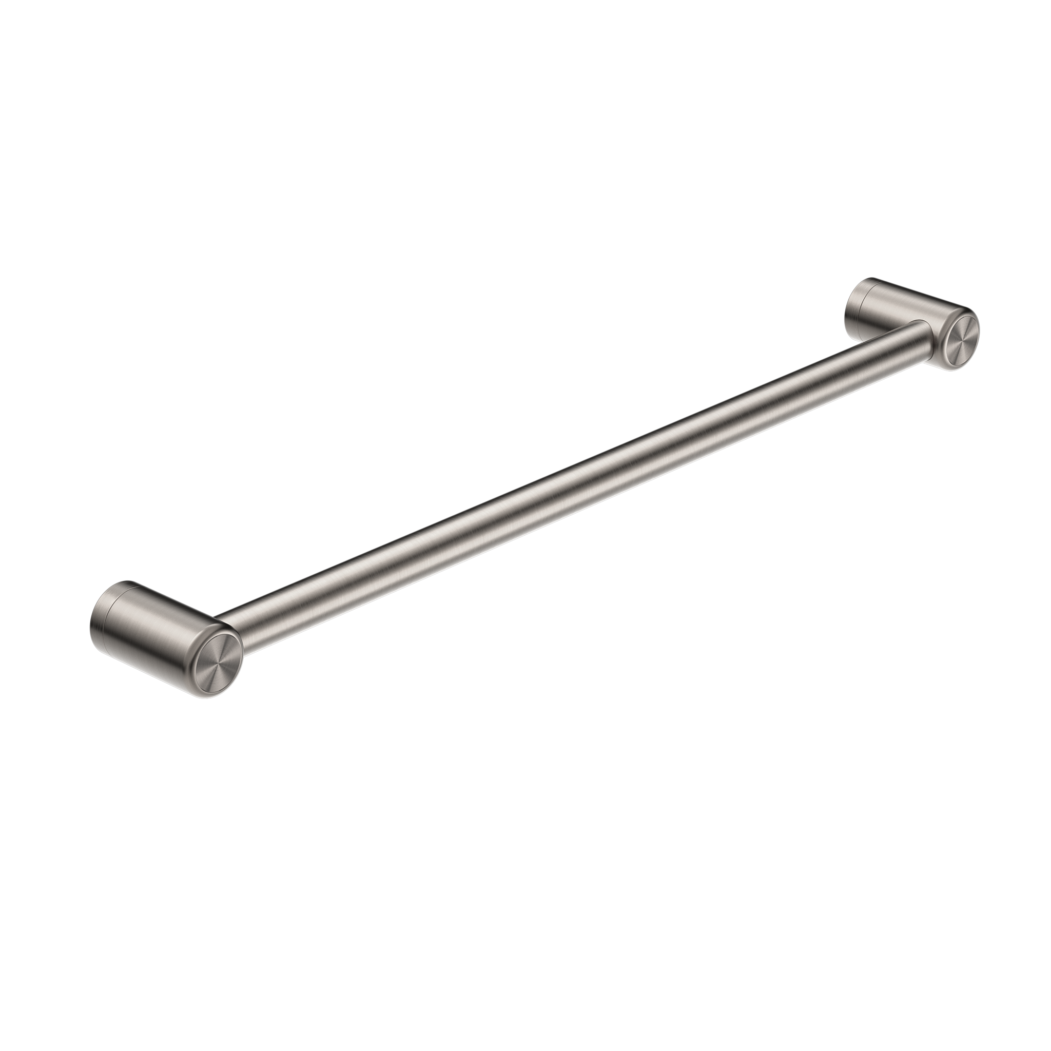 Nero Mecca Care 25mm Grab Rail 600mm - Brushed Nickel - NRCR2524BN