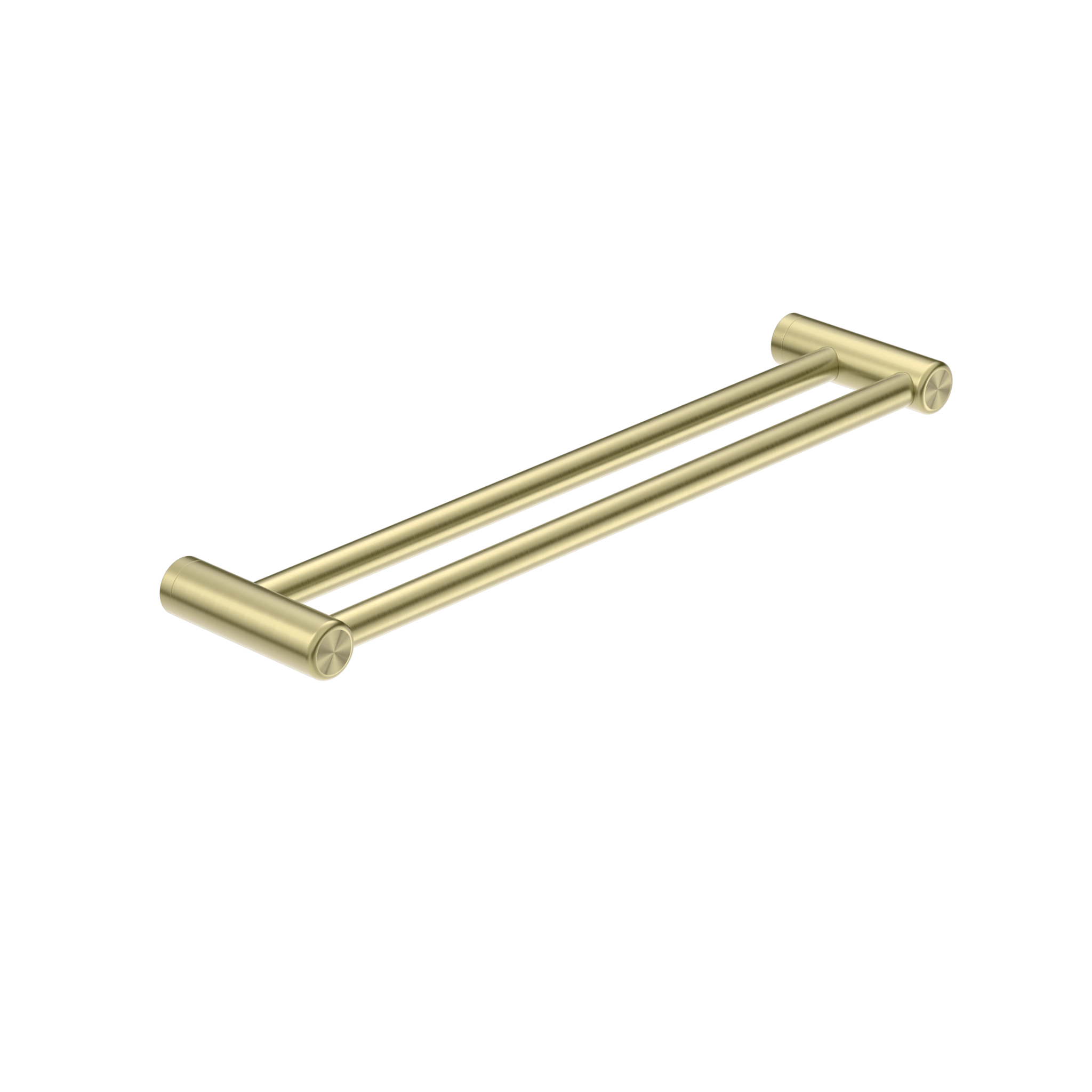 Nero Mecca Care 25mm Double Towel Grab Rail 900mm - Brushed Gold - NRCR2530DBG