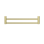 Nero Mecca Care 25mm Double Towel Grab Rail 600mm - Brushed Gold - NRCR2524DBG
