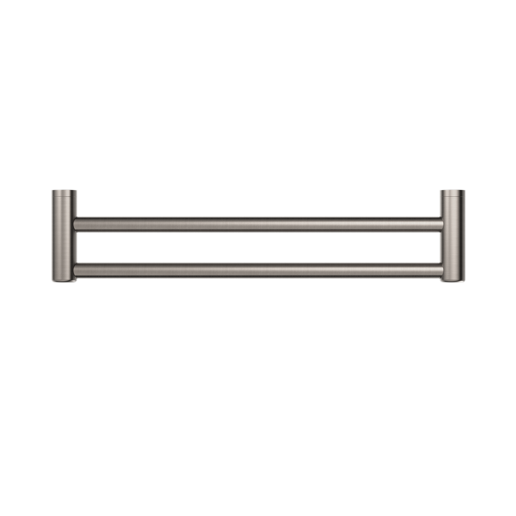 Nero Mecca Care 25mm Double Towel Grab Rail 900mm - Brushed Nickel - NRCR2530DBN