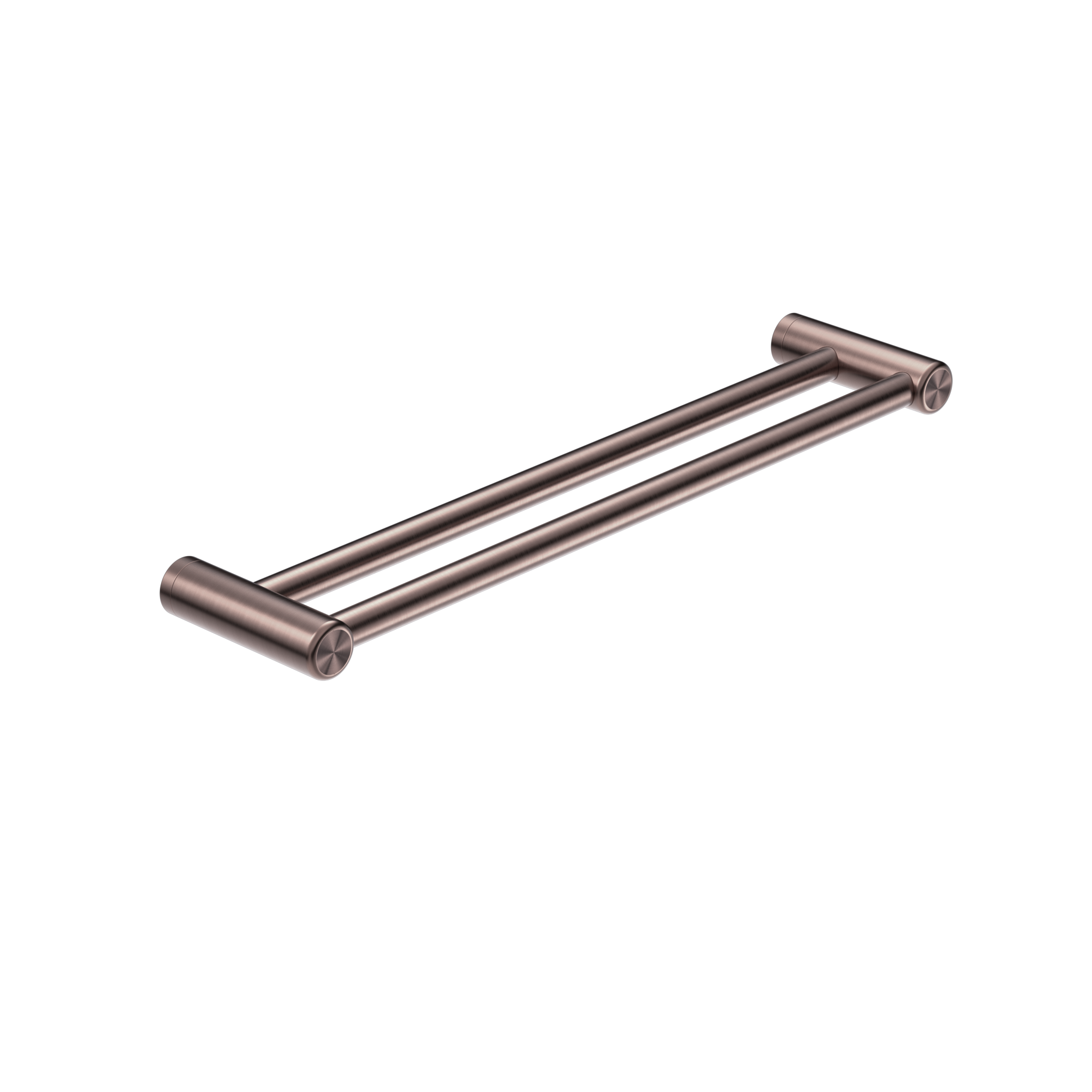 Nero Mecca Care 25mm Double Towel Grab Rail 900mm - Brushed Bronze - NRCR2530DBZ