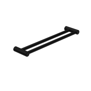 Nero Mecca Care 25mm Double Towel Grab Rail 900mm - Matte Black - NRCR2530DMB