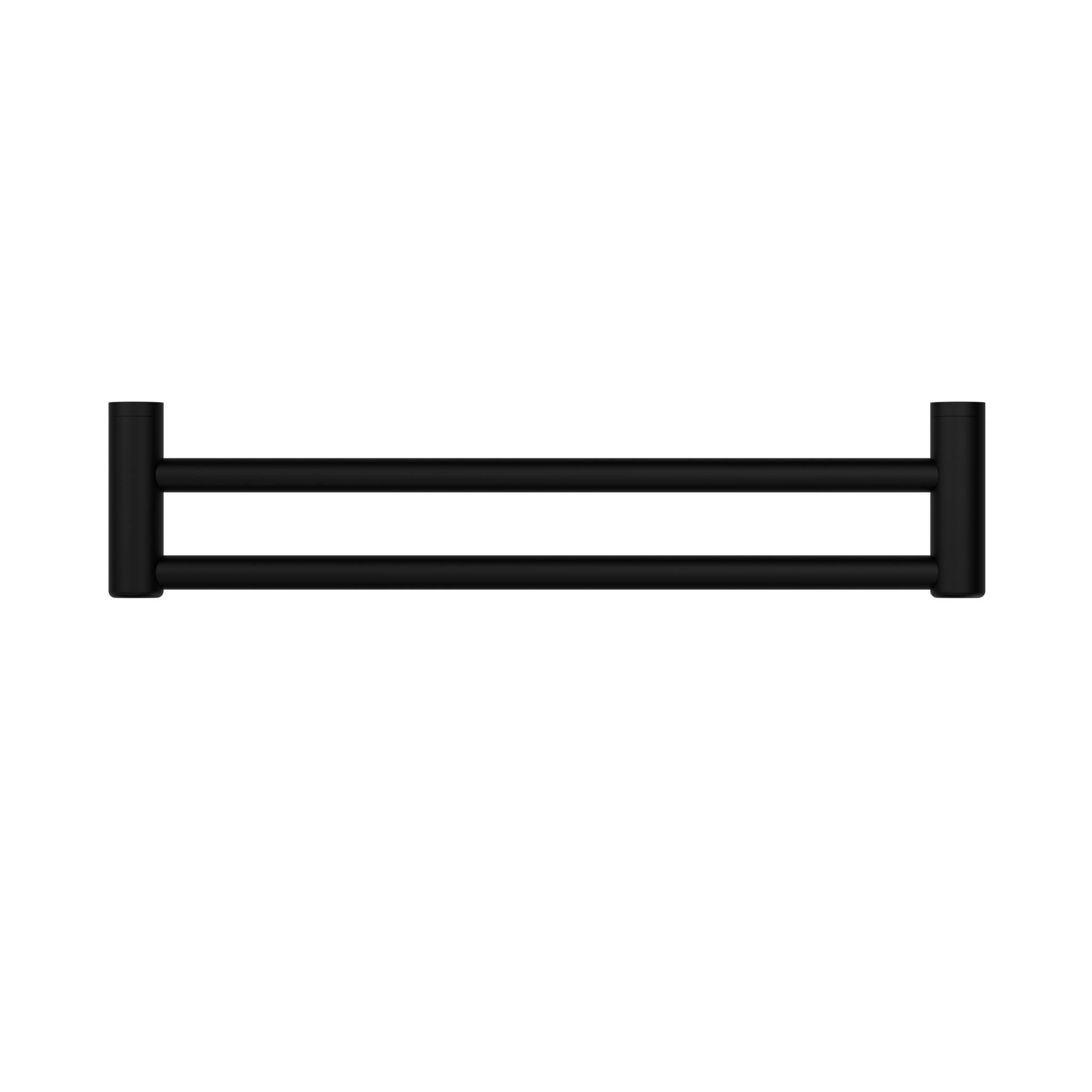 Nero Mecca Care 25mm Double Towel Grab Rail 900mm - Matte Black - NRCR2530DMB