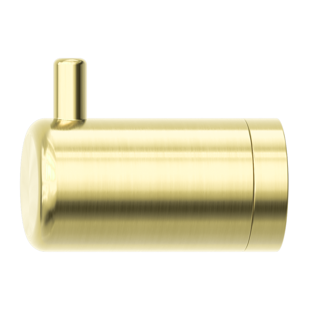 Nero Mecca Care 25mm Wall Hook - Brushed Gold - NRCR2582BG