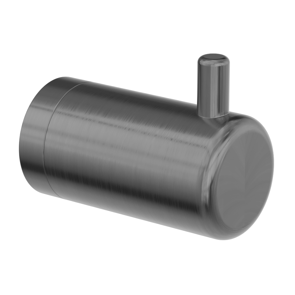 Nero Mecca Care 25mm Wall Hook - Gun Metal - NRCR2582GM