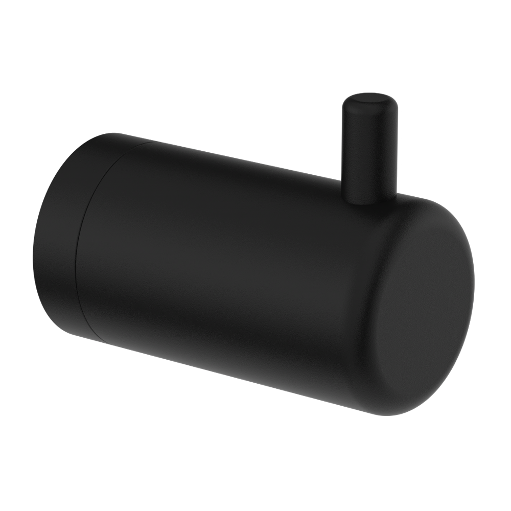 Nero Mecca Care 25mm Wall Hook - Matte Black - NRCR2582MB