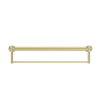 Nero Mecca Care 32mm Grab Rail With Towel Holder 600mm - Brushed Gold - NRCR3224BBG