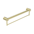 Nero Mecca Care 32mm Grab Rail With Towel Holder 300mm - Brushed Gold - NRCR3212BBG