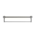 Nero Mecca Care 32mm Grab Rail With Towel Holder 300mm - Brushed Nickel - NRCR3212BBN