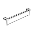 Nero Mecca Care 32mm Grab Rail With Towel Holder 600mm - Chrome - NRCR3224BCH