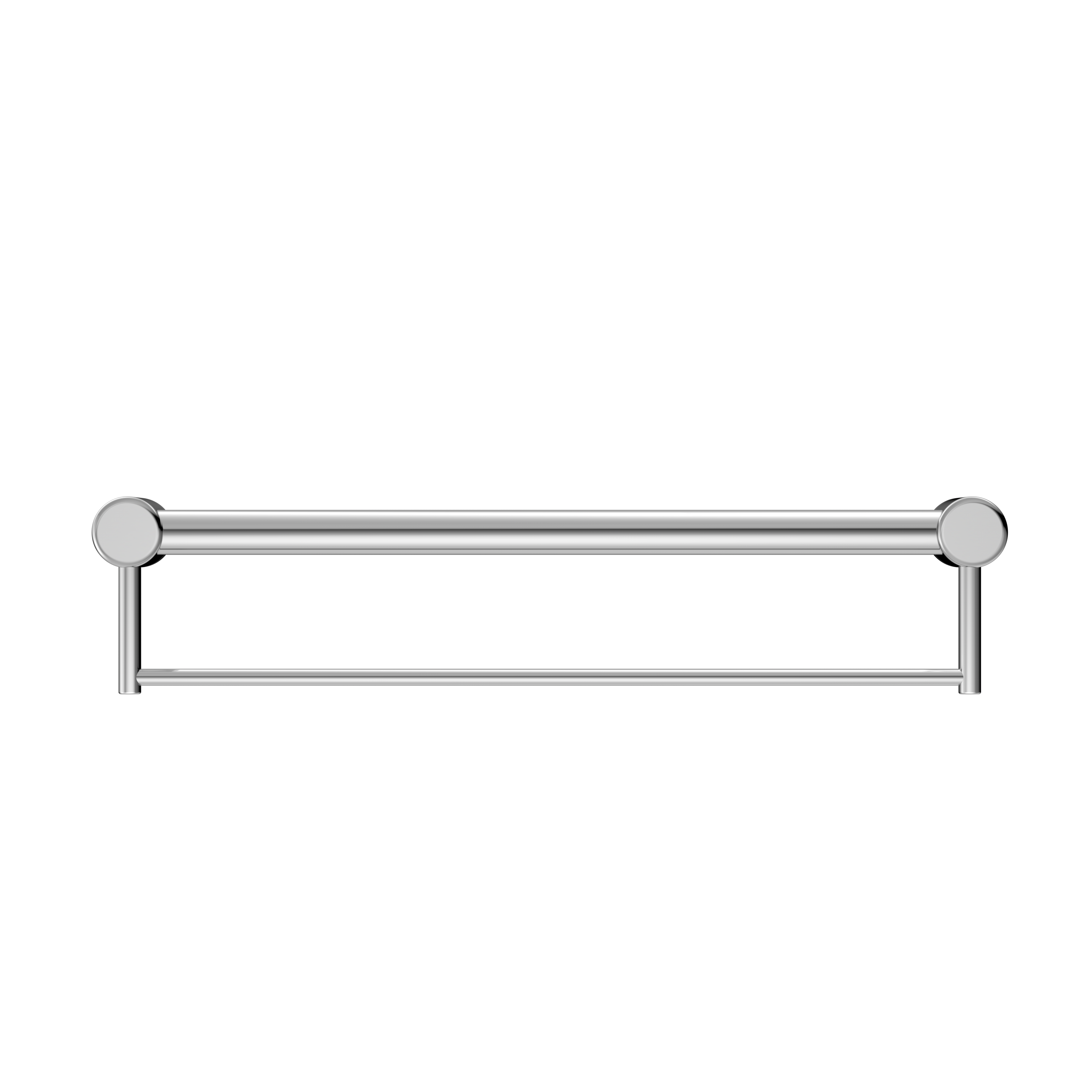 Nero Mecca Care 32mm Grab Rail With Towel Holder 300mm - Chrome - NRCR3212BCH