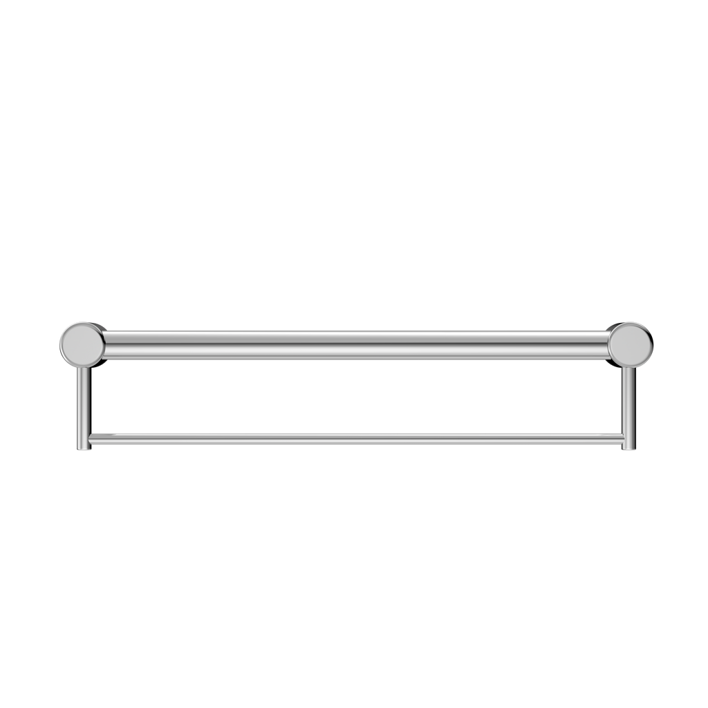 Nero Mecca Care 32mm Grab Rail With Towel Holder 900mm - Chrome - NRCR3230BCH