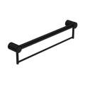 Nero Mecca Care 32mm Grab Rail With Towel Holder 900mm - Matte Black - NRCR3230BMB