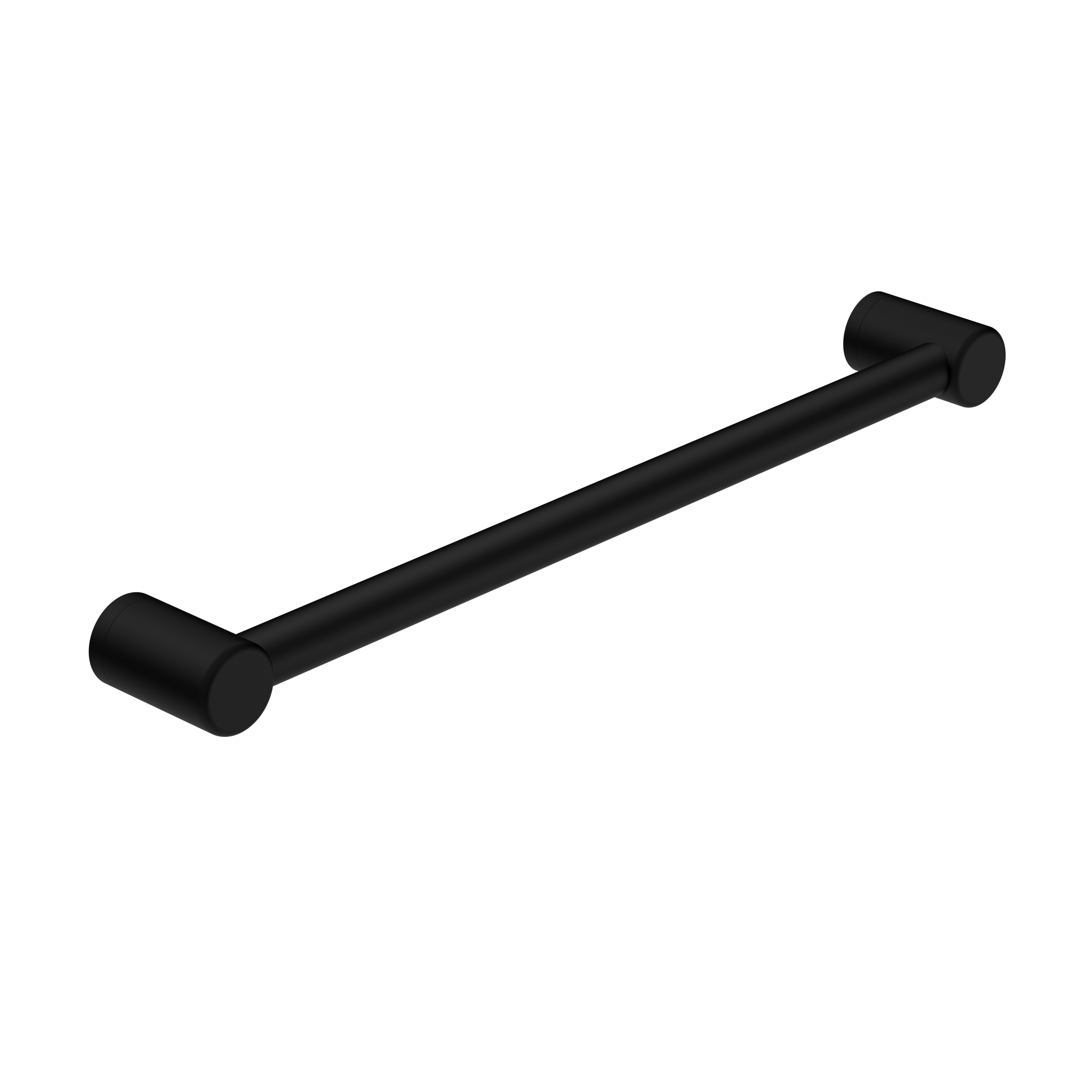 Nero Mecca Care 32mm Grab Rail 600mm - Matte Black - NRCR3224MB