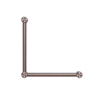 Nero Mecca Care 32mm Ambulant Toilet Grab Rail 90 Degree 450X450mm - Brushed Bronze - NRCR3290ABZ