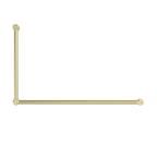 Nero Mecca Care 32mm Dda Grab Rail Set 90 Degree 600X1000mm - Brushed Gold - NRCR3290BG