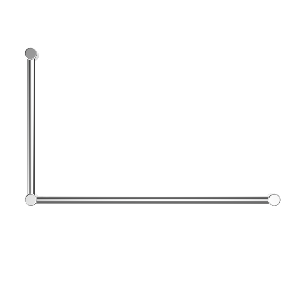Nero Mecca Care 32mm Dda Grab Rail Set 90 Degree 600X1000mm - Chrome - NRCR3290CH