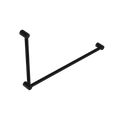 Nero Mecca Care 32mm Dda Grab Rail Set 90 Degree 600X1000mm - Matte Black - NRCR3290MB
