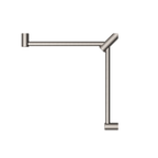 Nero Mecca Care 32mm Wrap Around Corner Grab Rail 600X600mm - Brushed Nickel - NRCR3290WBN