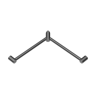 Nero Mecca Care 32mm Wrap Around Corner Grab Rail 600X600mm - Gun Metal - NRCR3290WGM