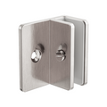 Nero Shower F Bracket 10mm Glass - Brushed Nickel - NRSH202aBN