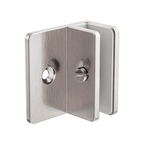 Nero Shower F Bracket 10mm Glass - Brushed Nickel - NRSH202aBN