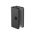 Nero Shower U-Bracket 10mm Glass - Matte Black - NRSH203aMB