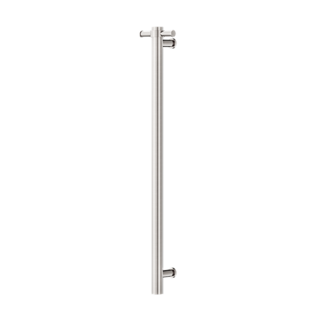 Nero Non-Heated 900mm Vertical Towel Rail - Brushed Nickel - NRV901BN