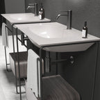 Studio Bagno Nur 820 Wall Hung Vanity Top Basin - Gloss White - NUR82/1