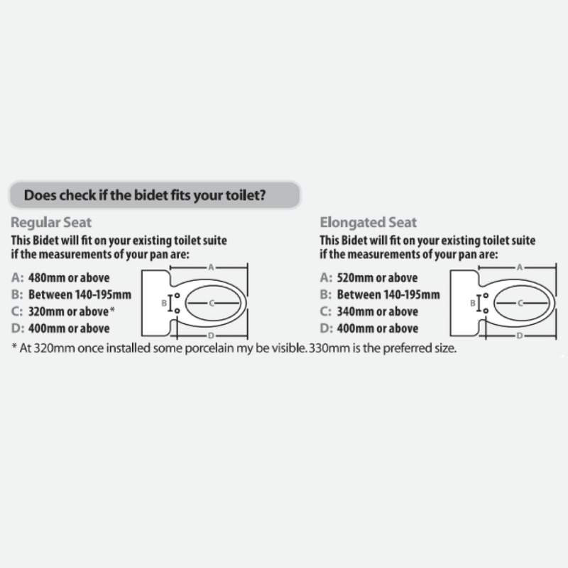 National N-2000-U Bidet Seat - U Shape