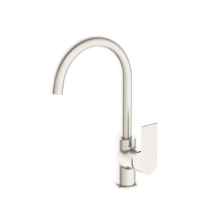 Nero Bianca Kitchen Mixer Gooseneck Spout - LF Brushed Nickel - NR321506BN