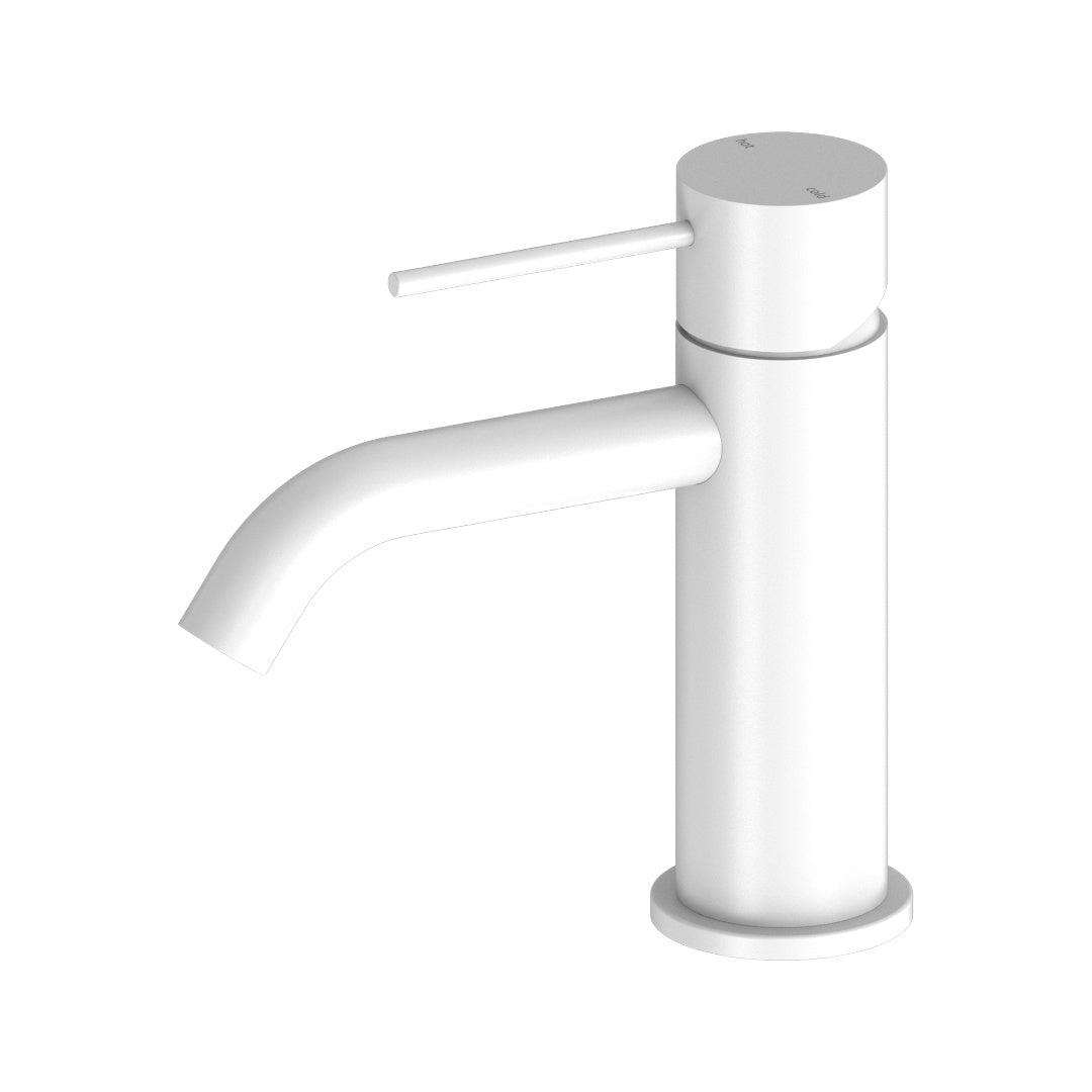 Nero Mecca Basin Mixer - Matte White - NR221901MW